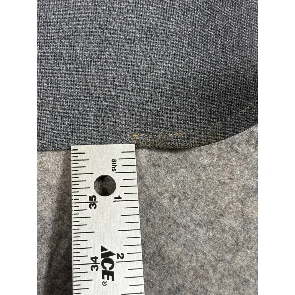 Oakmont Tailoring Mens Gray Blazer Jacket Buttons Double Breasted Formal Smart‎